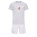 Danmark Simon Kjaer #4 Replika Babykläder Borta matchkläder barn VM 2022 Korta ärmar (+ Korta byxor)